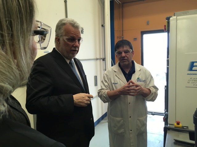 Le premier ministre du Québec rencontre des étudiants du Centre de formation professionnelle Paul-Gérin-Lajoie
