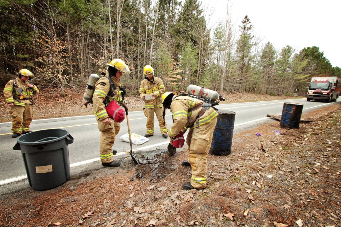 Une dizaine de litres d'hydrocarbure déversés dans la nature à Saint-Lazare