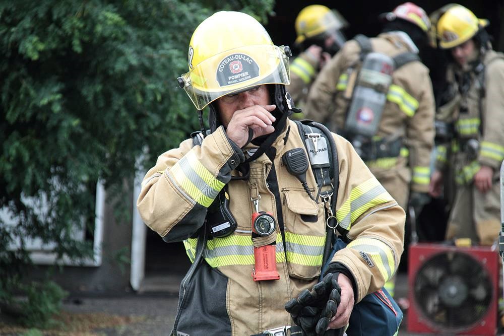 Les pompiers sauvent la maison du pompier