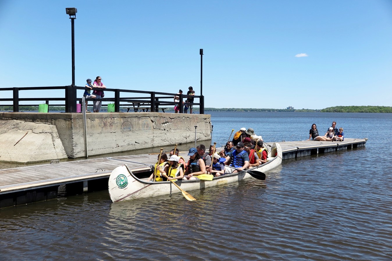 Les randonnées en rabaska du Centre de plein air Notre-Dame-de-Fatima ont été particulièrement populaires.
