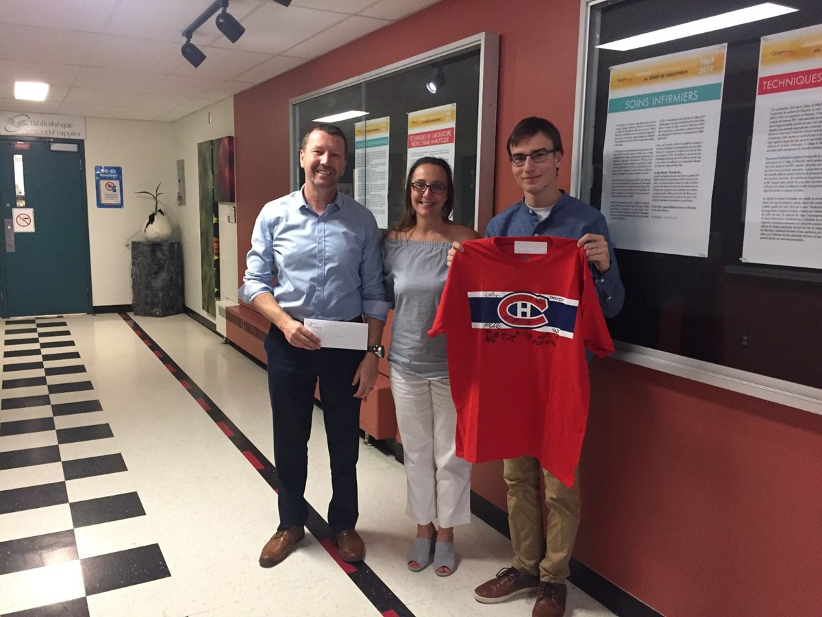 Les gagnants du pool des séries 2018 de la Fondation du Collège de Valleyfield sont...