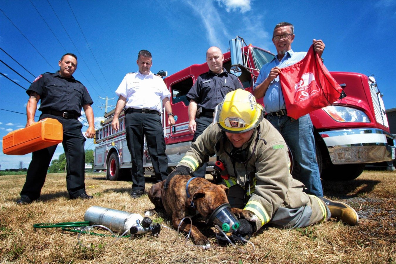 L'Association des pompiers de Rivière-Beaudette au secours des animaux