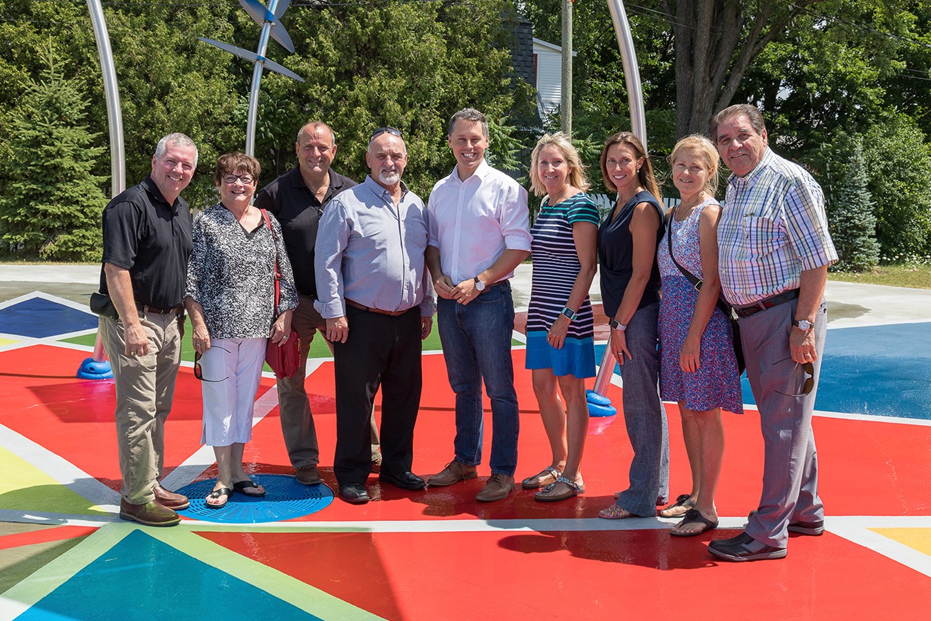 Nouveau jeu d'eau et nouvelle piste cyclable dans Vaudreuil-Dorion