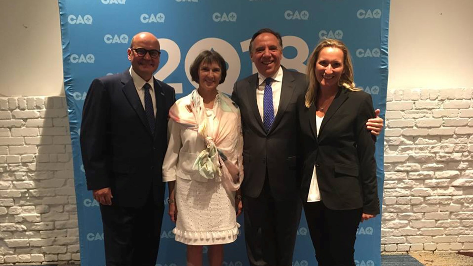 Marilyne Picard et Claude Reid, candidats pour la CAQ aux prochaines élections  