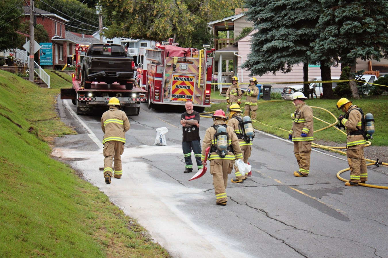 Perte de contrôle à Rigaud, la rue Saint-Pierre barrée durant plusieurs minutes