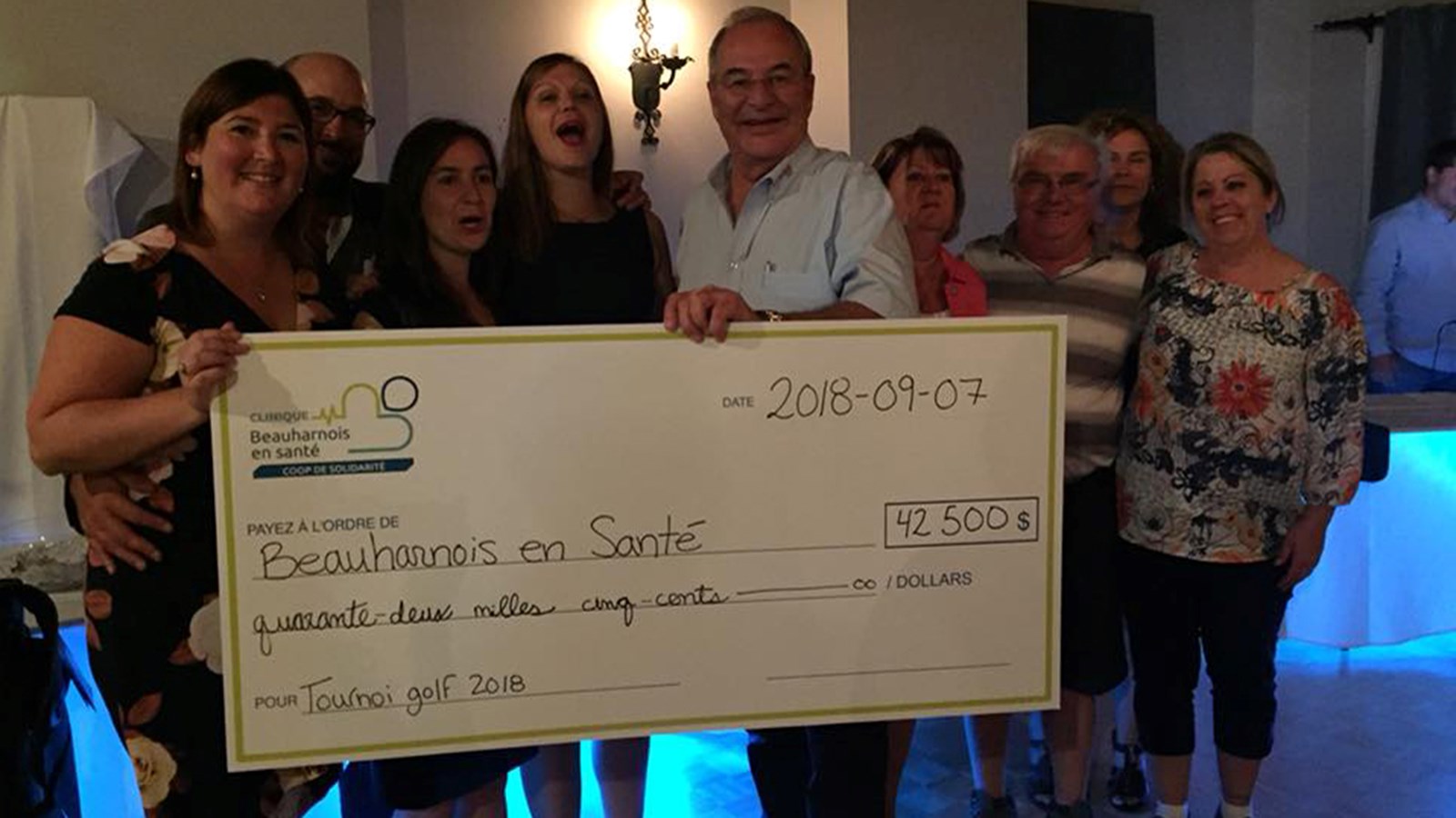 42 500$ remis à Beauharnois en santé-coop de solidarité 