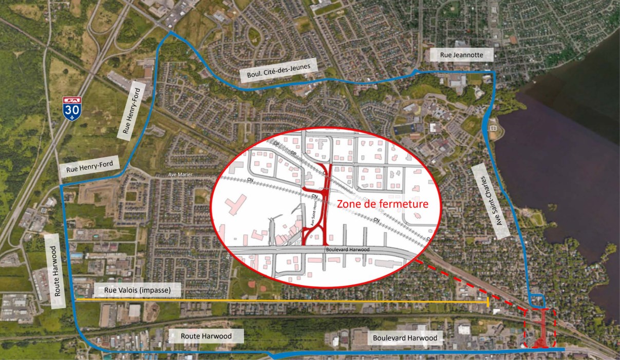 Blitz de travaux dans le secteur Dorion