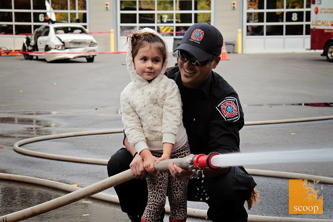 Les pompiers de Saint-Lazare accueillent leurs citoyens
