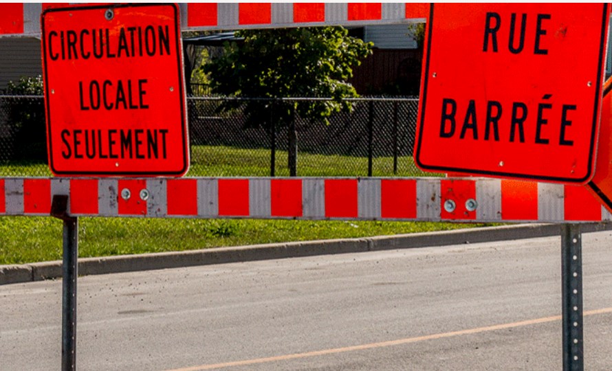 Fermeture de voies sur le boulevard de la Gare