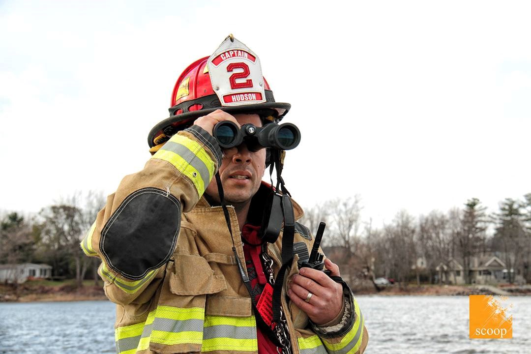 Les pompiers de la Ville de Hudson participent à un sauvetage nautique