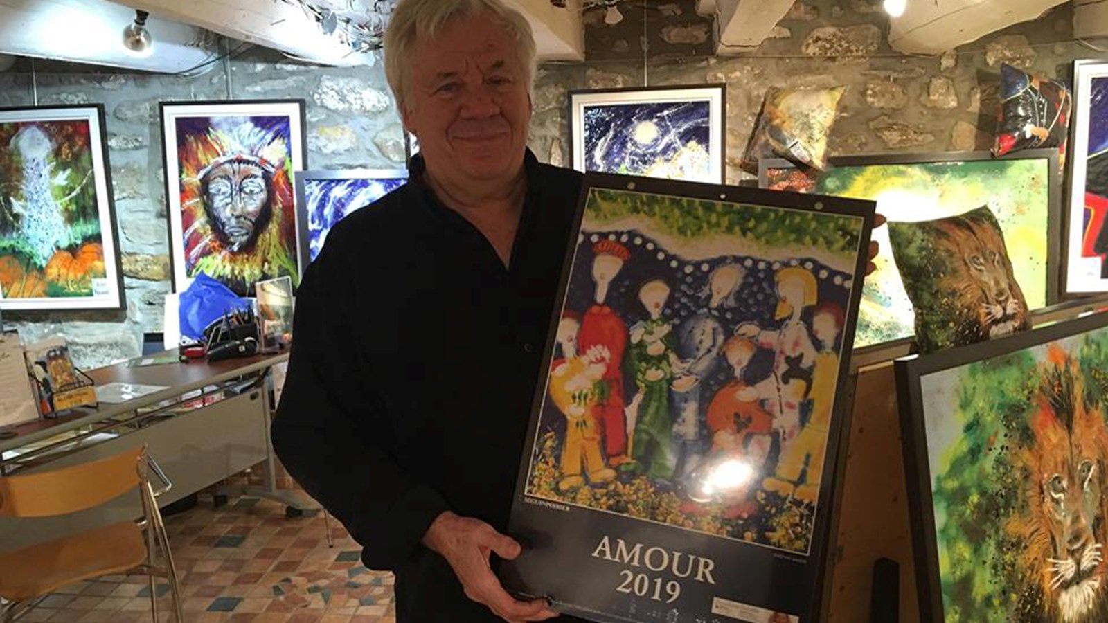 L’Amour, thématique du calendrier 2019 de Bernard Séguin Poirier