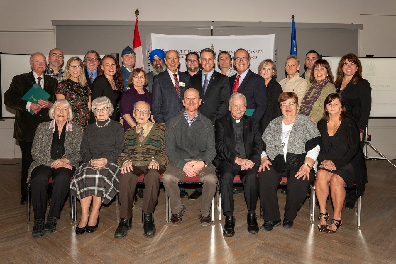 Peter Schiefke,  annonce les gagnants des Prix d’action communautaire de Vaudreuil-Soulanges 2018