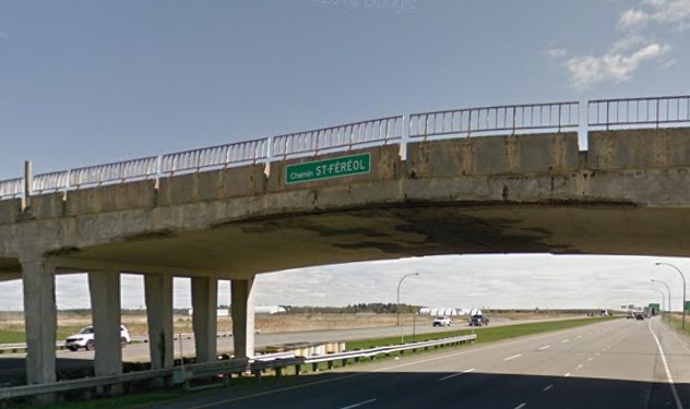 Le pont d'étagement du chemin Saint-Féréol est interdit aux véhicules en surcharge