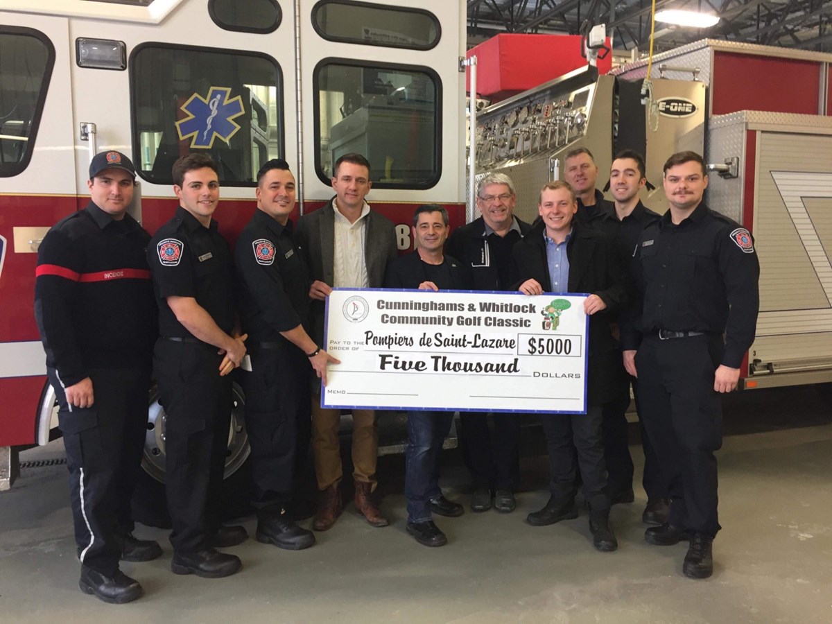 Les pompiers de Saint-Lazare donnent au suivant