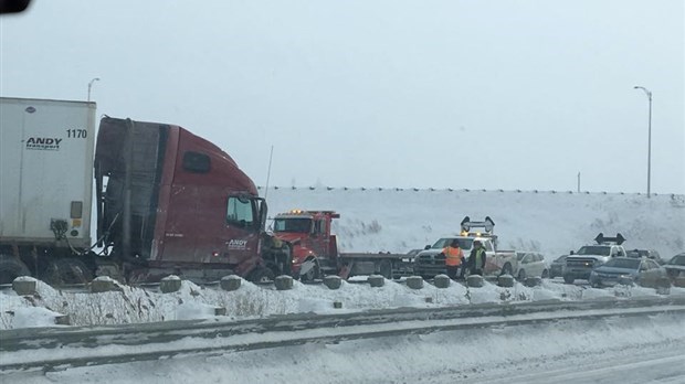 Janvier 2018 : la famille Groulx, le futur hôpital recrute et accident sur l'autoroute 30