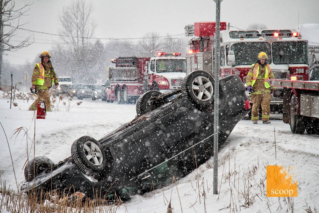 Capotage et sorties de route dans Vaudreuil-Soulanges