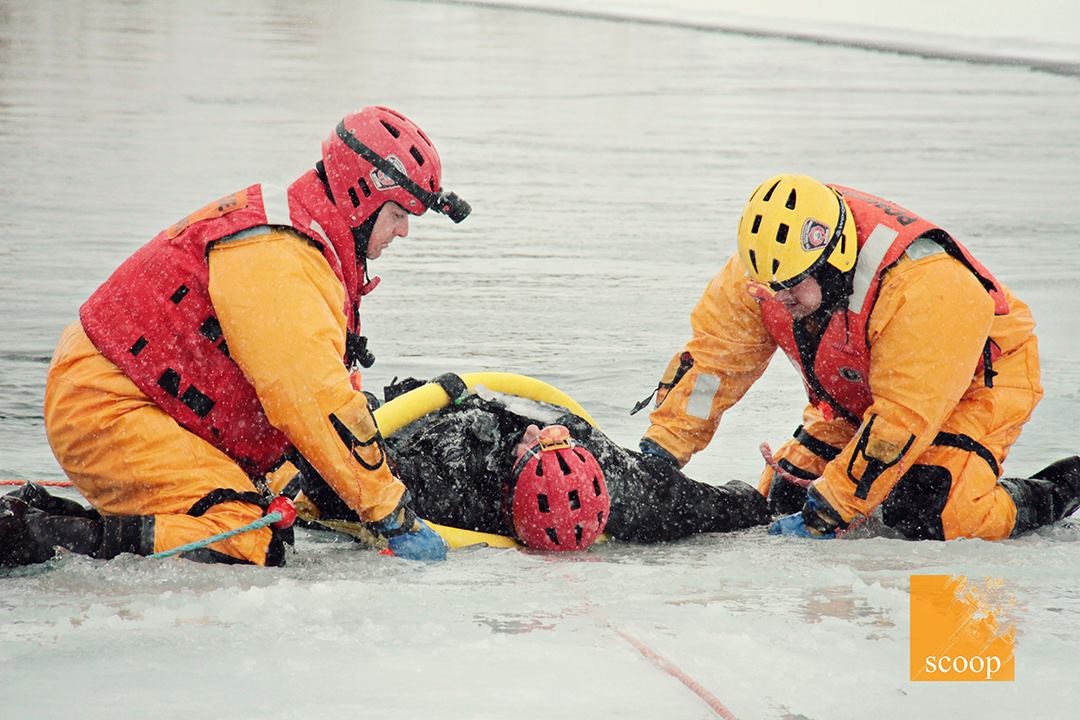 Les pompiers de la Régie se jettent à l'eau le temps d'une formation