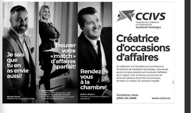 Une publicité de la CCIVS choque 