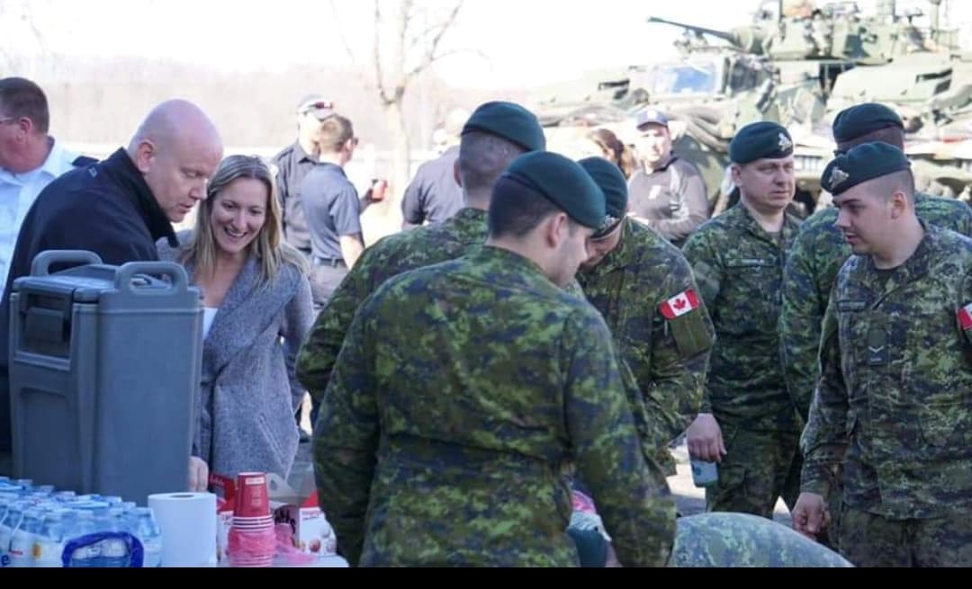 L'armée débarque à Rigaud