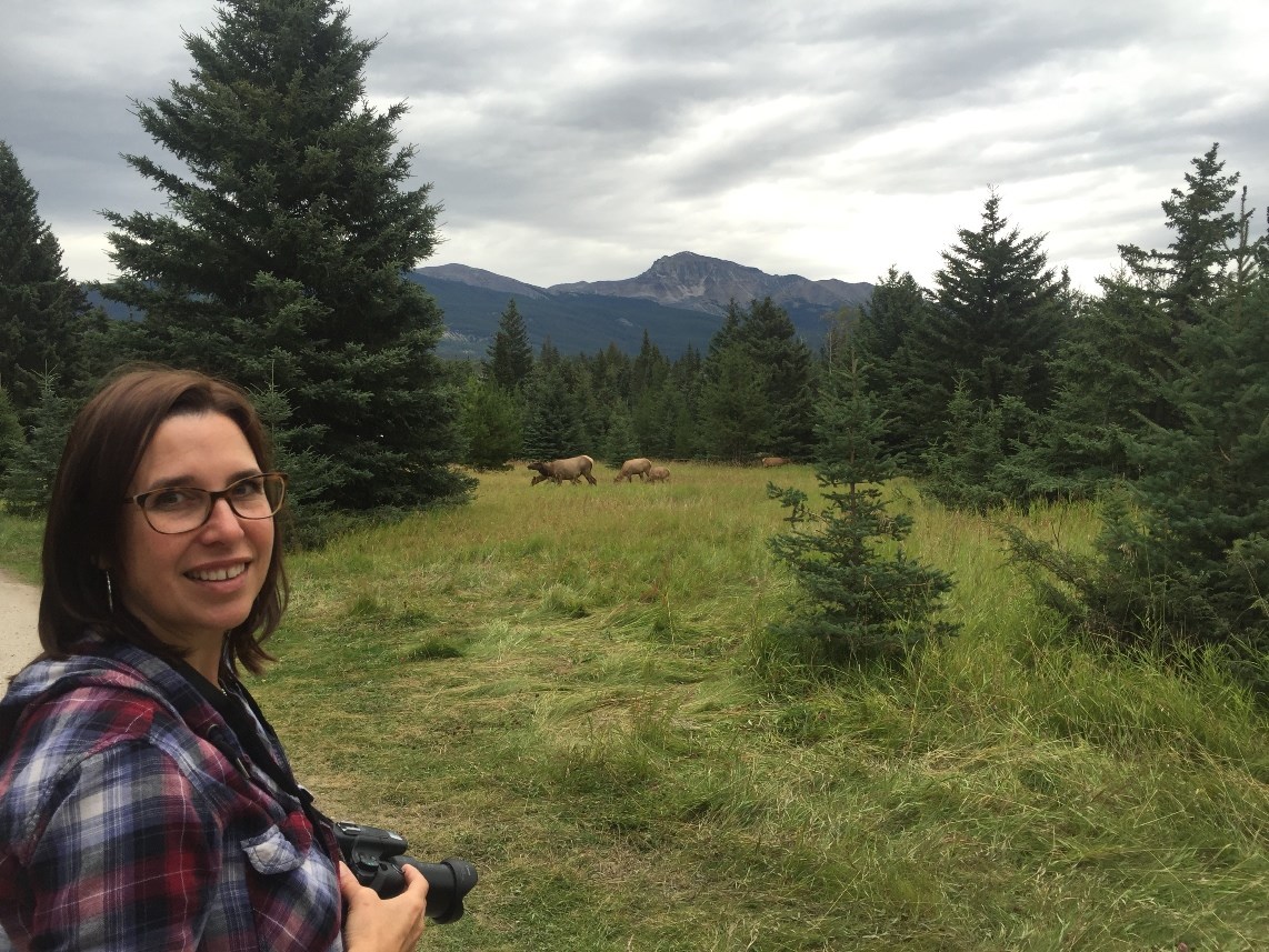 Anne-Josée Laquerre en union avec la nature.