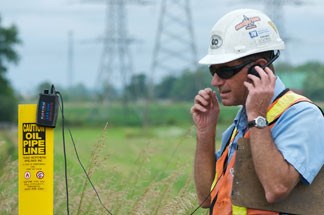 Inspection du pipeline Trans-Nord à Saint-Lazare