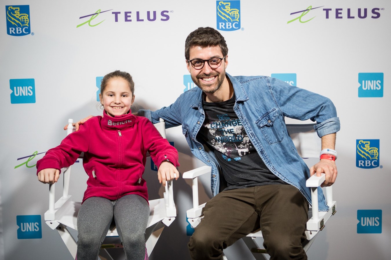 Mathieu Leveille et Eva Schmidt de l'école Sainte-Madeleine.