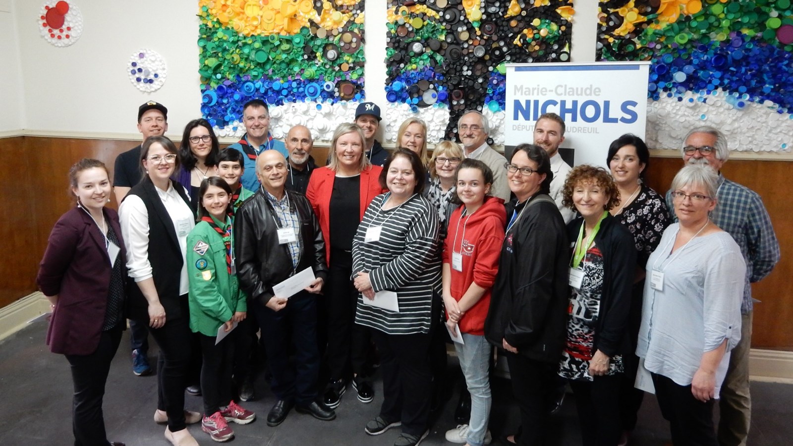 Marie-Claude Nichols apporte son soutien à des organismes du comté de Vaudreuil