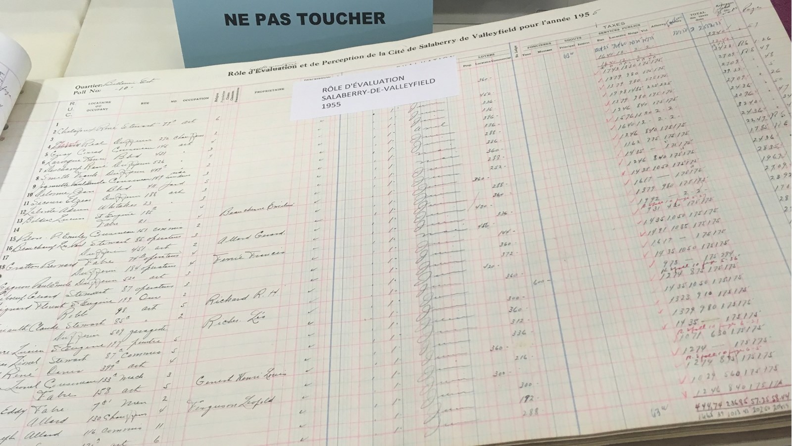 Un ancien rôle d'évaluation.