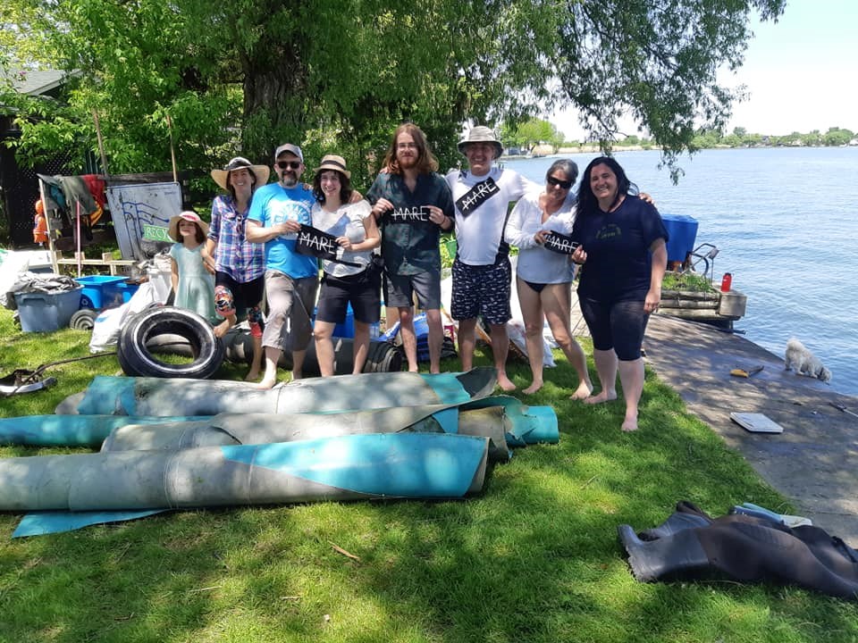 2392 livres de déchets sont sorties du lac Saint-François