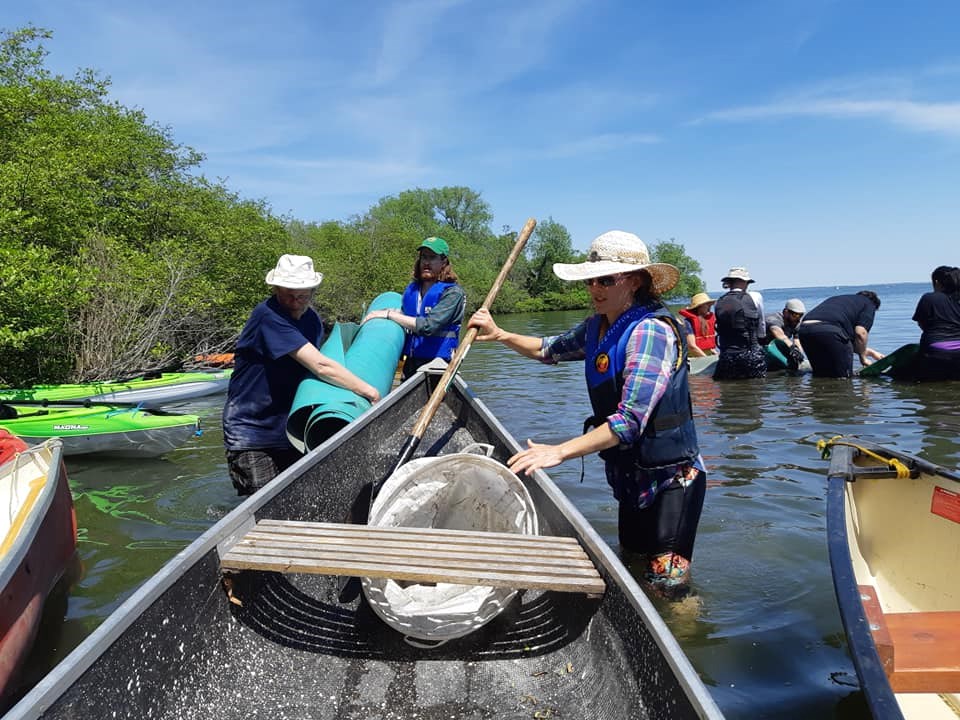 2392 livres de déchets sont sorties du lac Saint-François