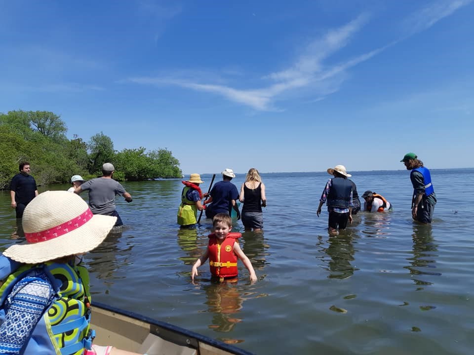 2392 livres de déchets sont sorties du lac Saint-François