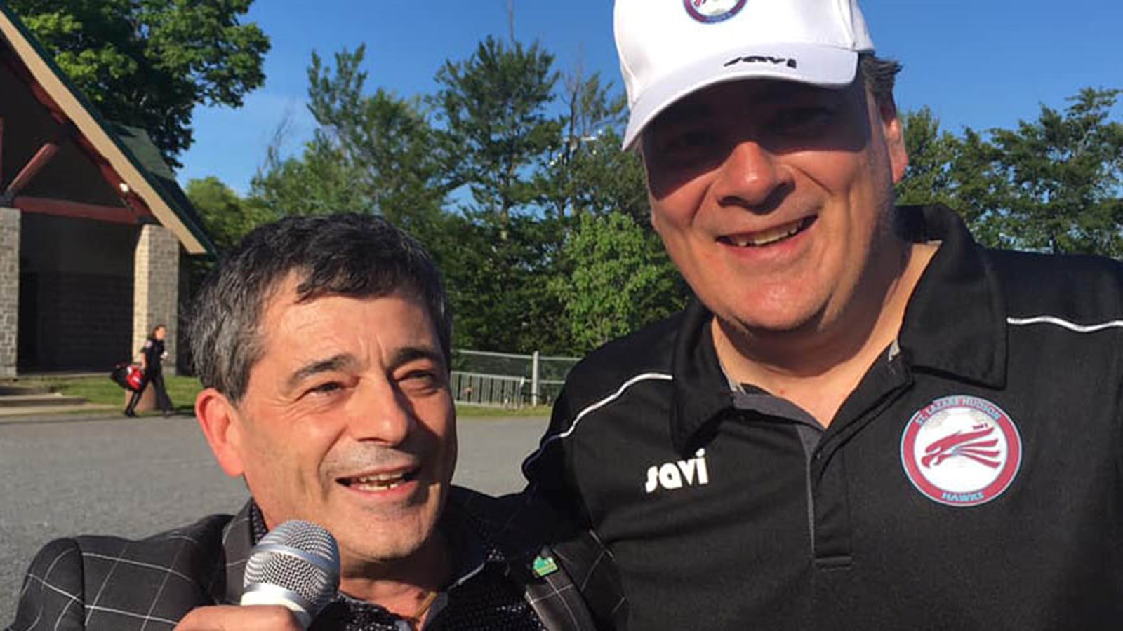 Le maire de Saint-Lazare, Robert Grimaudo a salué le travail du président du Club de soccer Saint-Lazare Hudson, Alain Beaudoin.
