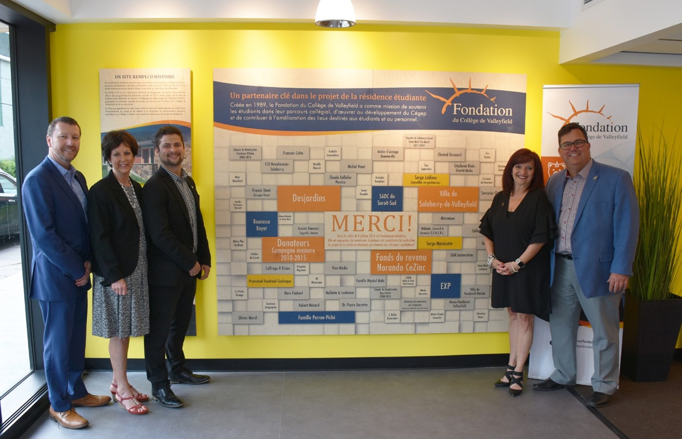 La Fondation du Collège de Valleyfield remercie ses partenaires en grand