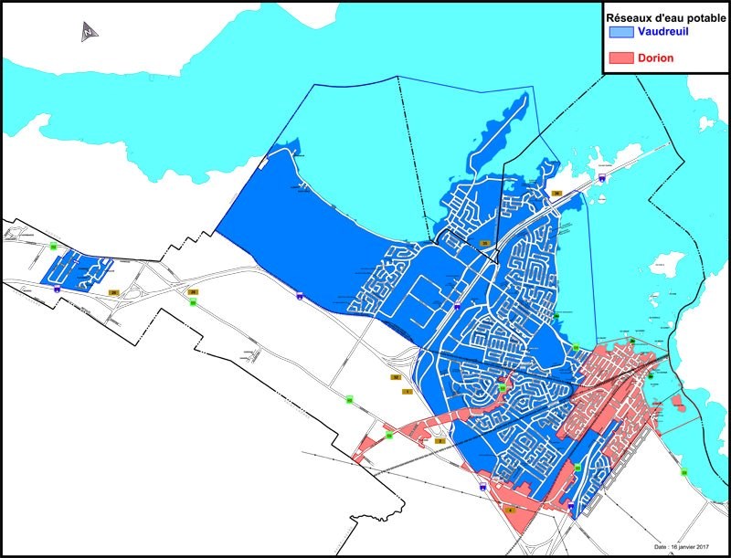Avis d'ébullition en cours à Vaudreuil-Dorion