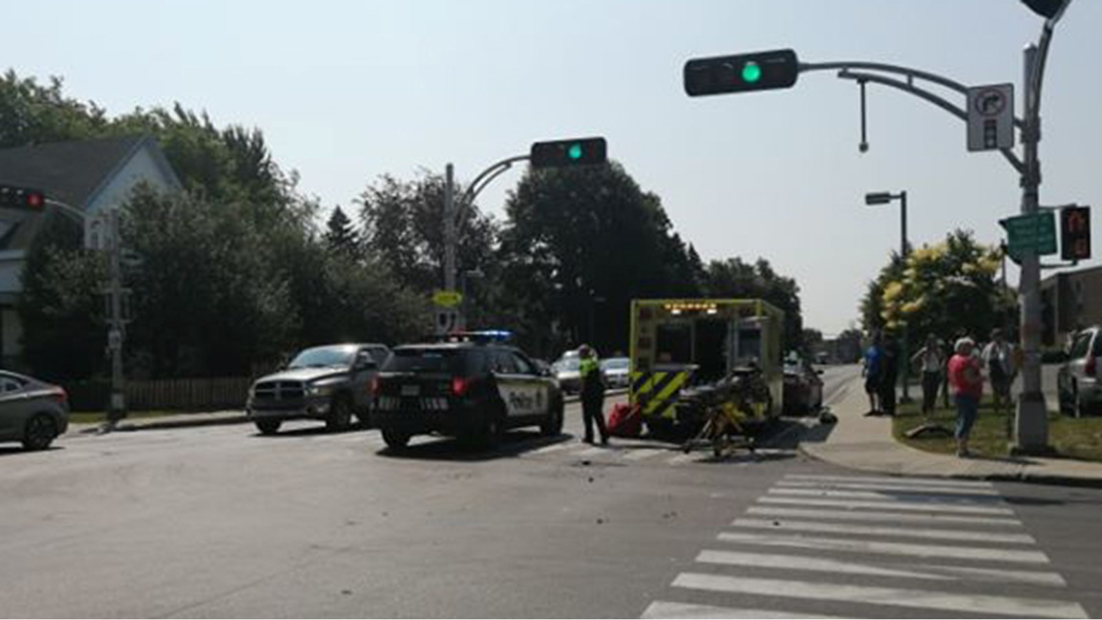 Un blessé léger dans une collision à l’intersection Maden et Du Havre à Salaberry-de-Valleyfield 