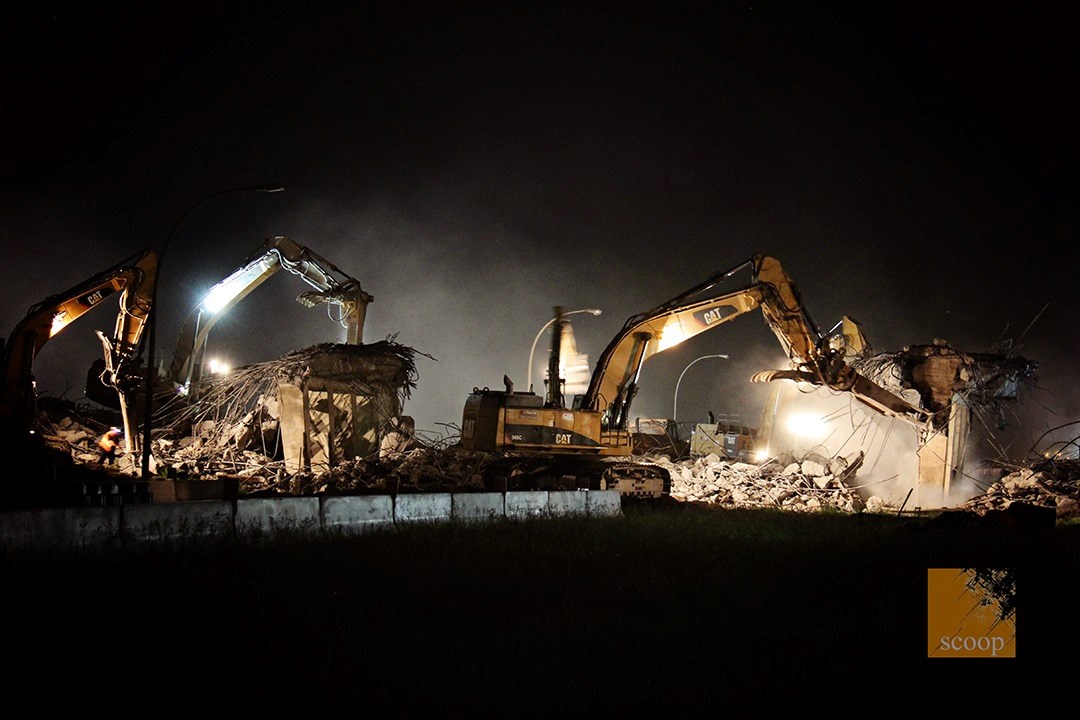 Début des travaux sur le viaduc Saint-Féréol à Les Cèdres