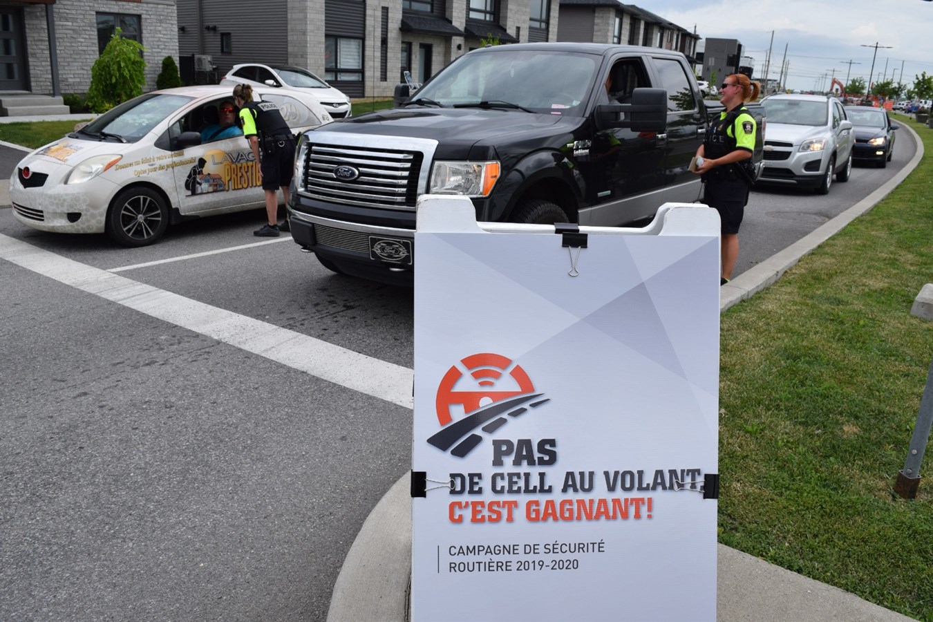 Début de la campagne « Pas de cell au volant, c’est gagnant ! » dans Beauharnois