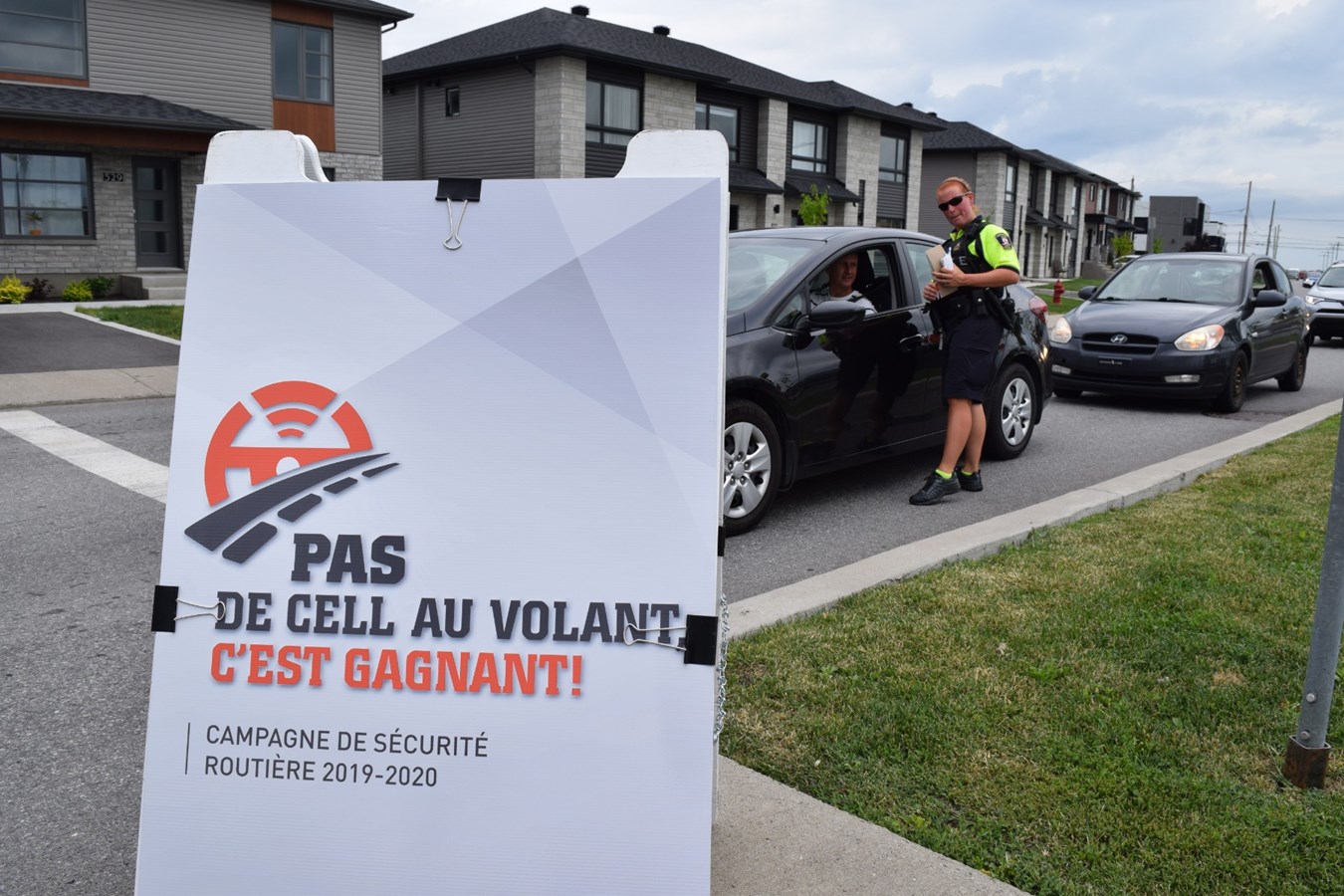 Début de la campagne « Pas de cell au volant, c’est gagnant ! » dans Beauharnois