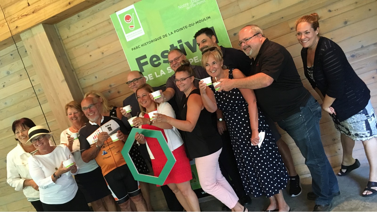 Plusieurs partenaires dont Desjardins Vaudreuil-Soulanges, Néomédia Vaudreuil-Soulanges, Sanivac, DEV Vaudreuil-Soualnges s'associent au Festival de la S.O.U.P.E 2019.