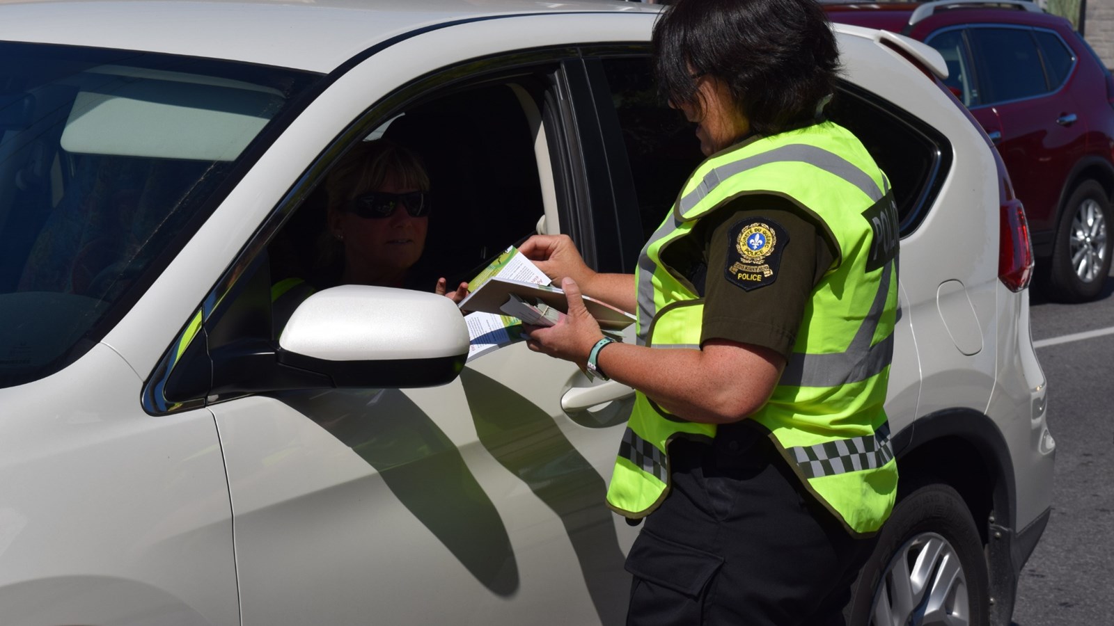 Pas de cell au volant: 650 automobilistes sensibilisés à Salaberry-de-Valleyfield 