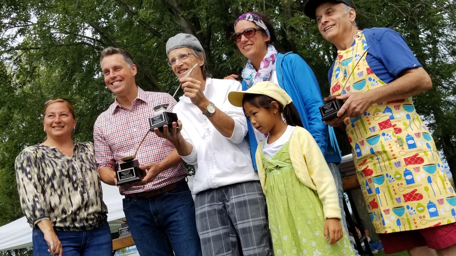 Les gagnants dans la catégorie Amateurs.