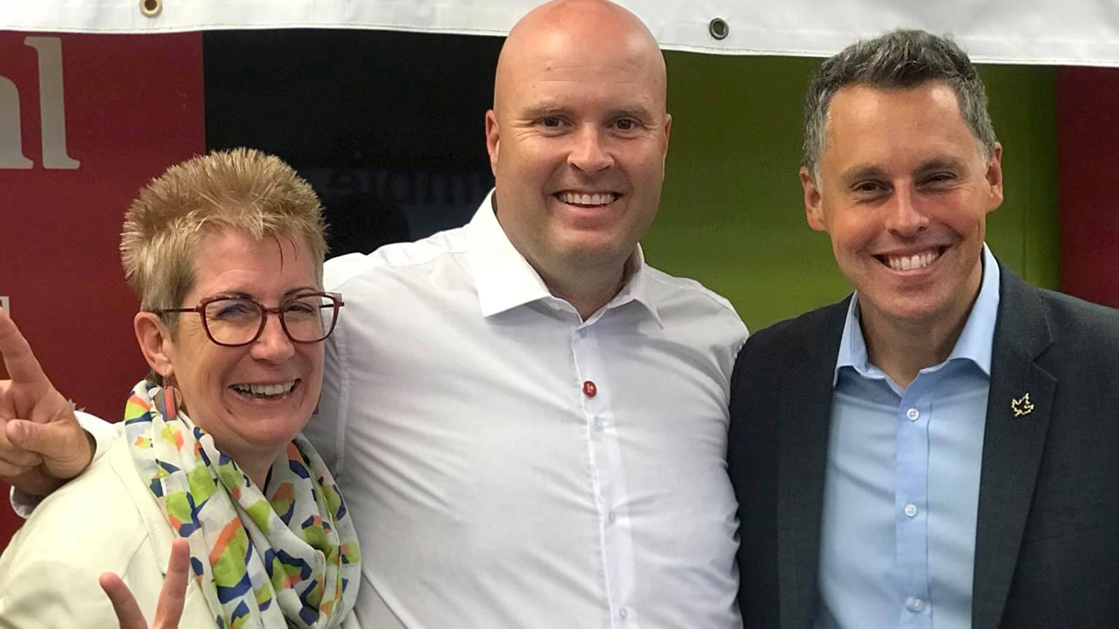 Les députés Brenda Shanahan et Peter Schiefke étaient présents aux côtés de Marc Faubert pour ce moment important dans la campagne électorale du candidat dans Salaberry-Suroît.