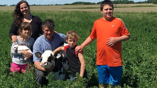 La Ferme E. Brosseau de Saint-Urbain-Premier a aussi reçu des curieux ce dimanche 8 septembre.