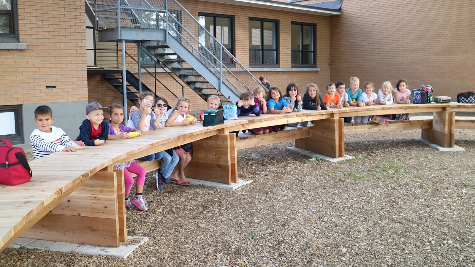 L'École Saint-Paul de Beauharnois a une classe...extérieure 