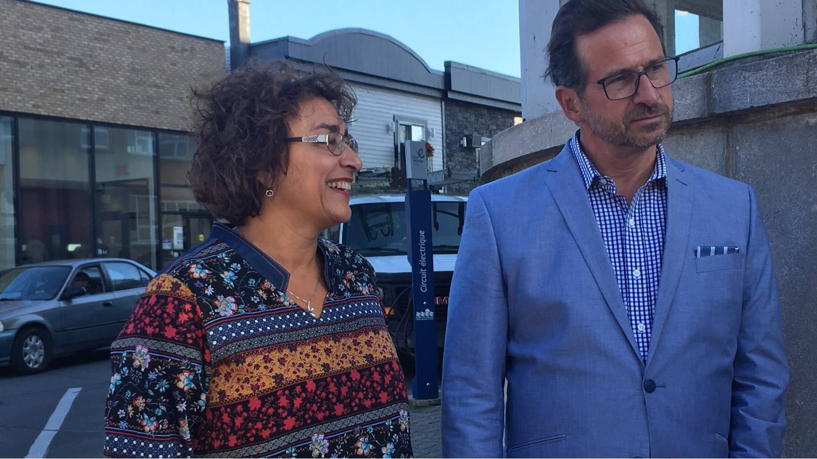 Claude DeBellefeuille a profité du passage de son chef, Yves-François Blanchet pour lui faire prendre le pouls de la circonscription de Salaberry-Suroît.