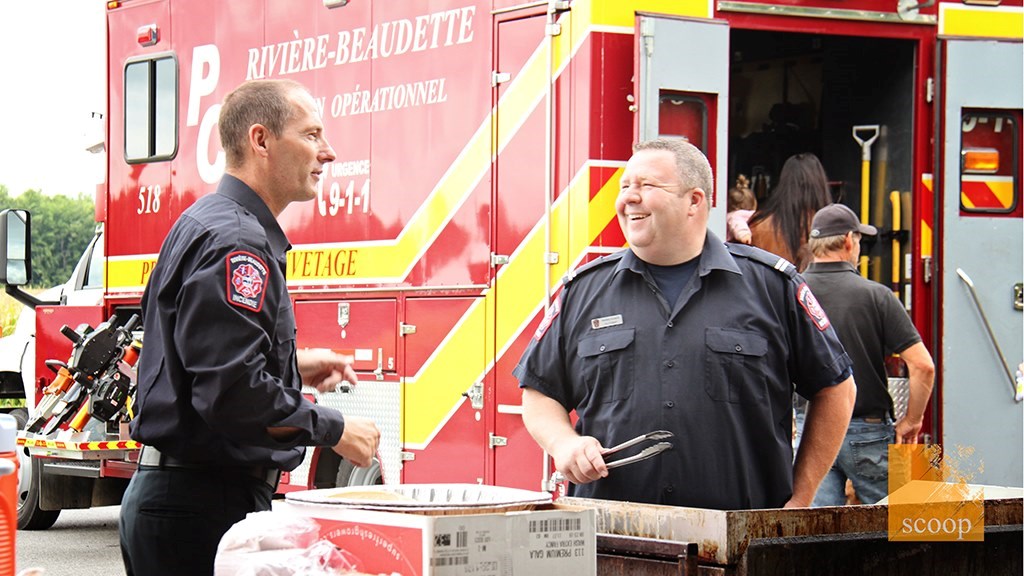 Les pompiers de Rivière-Beaudette ouvrent les portes de leur caserne