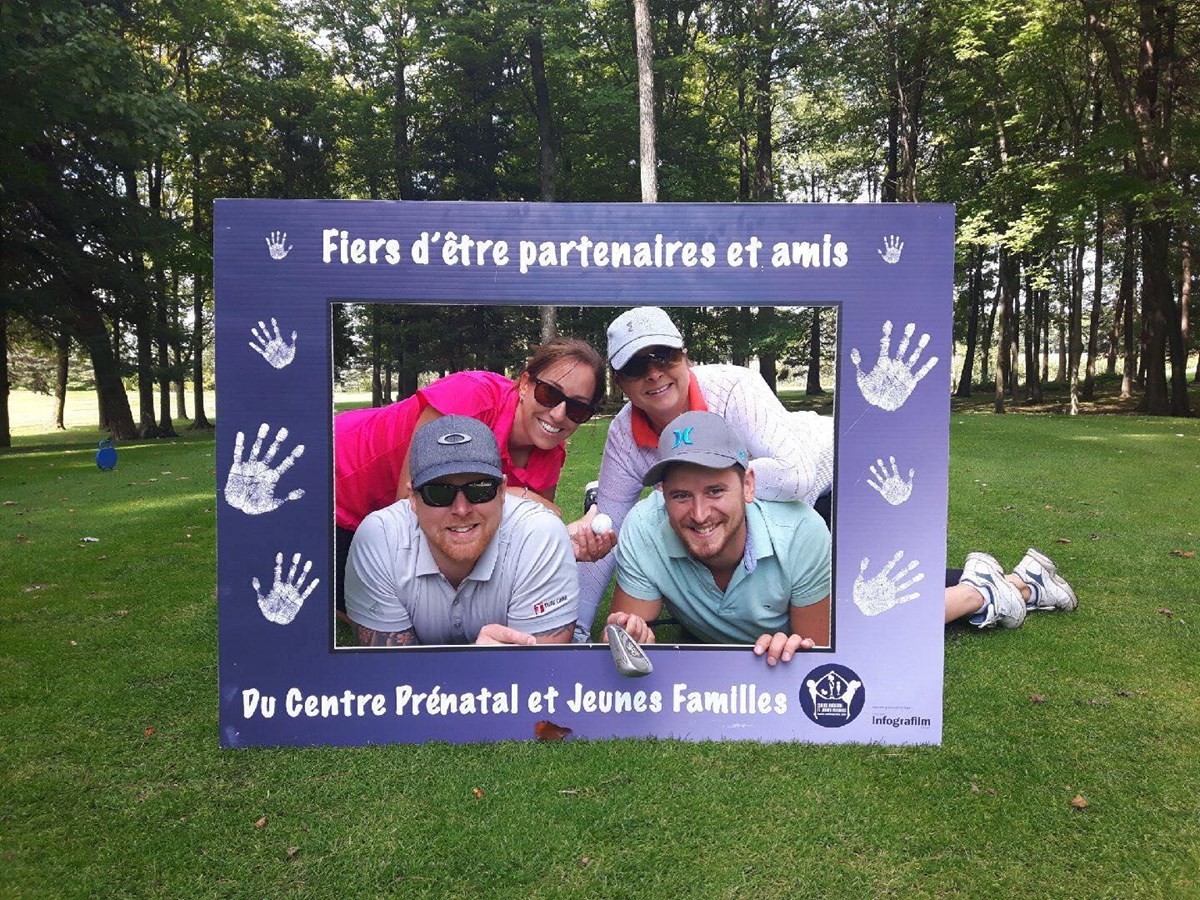 Une troisième édition réussie pour le tournoi de golf annuel du Centre prénatal et jeunes familles
