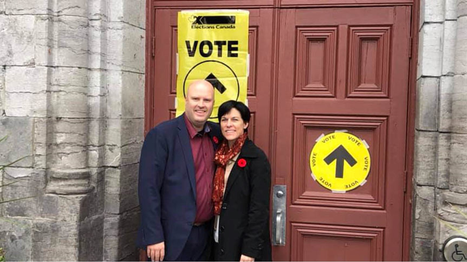 Marc Faubert a exercé son droit de vote plus tôt aujourd'hui 