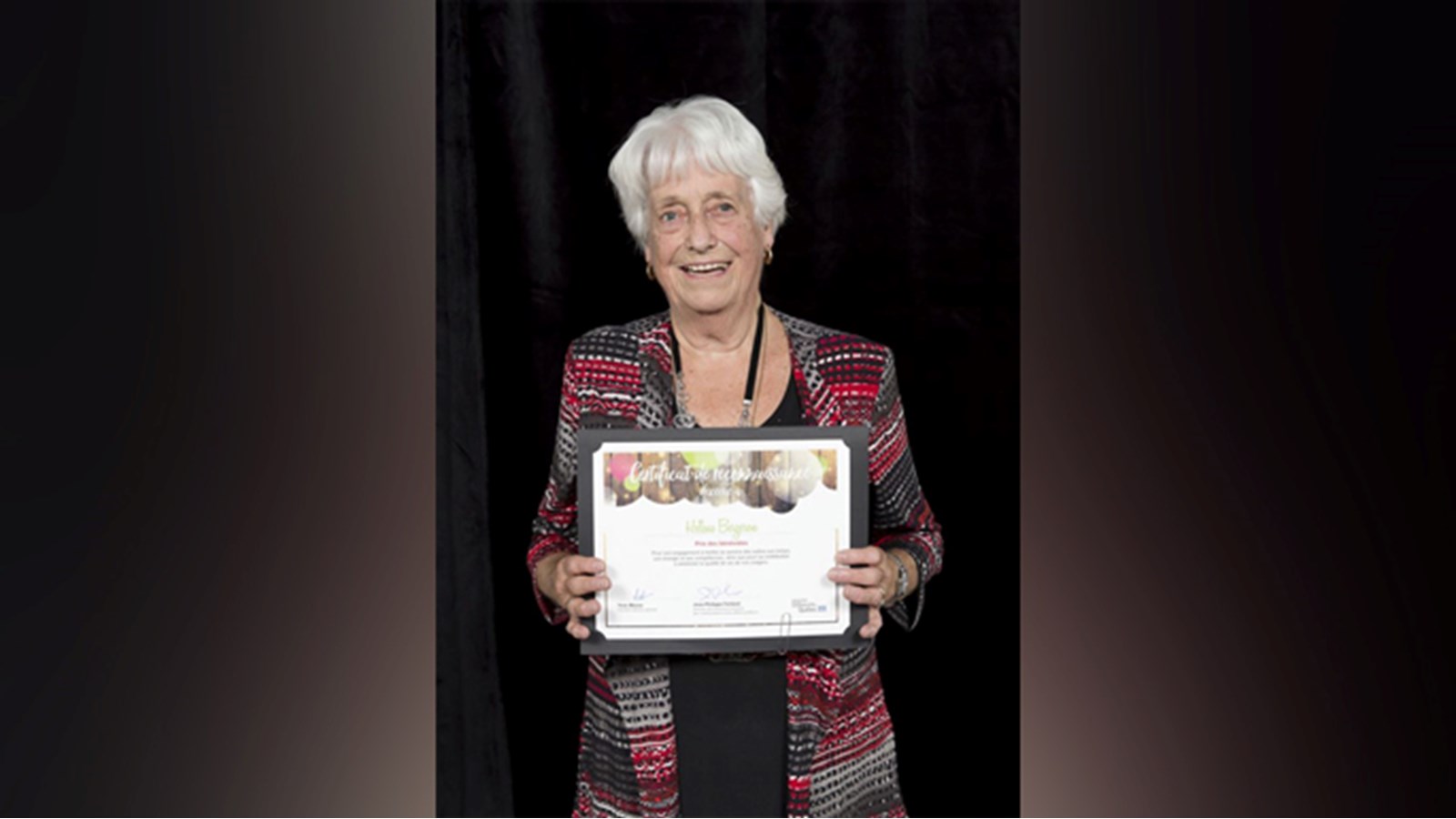 L’octogénaire s’implique auprès des résidents en perte d’autonomie avancée du Centre d’hébergement Cécile-Godin de Beauharnois. 