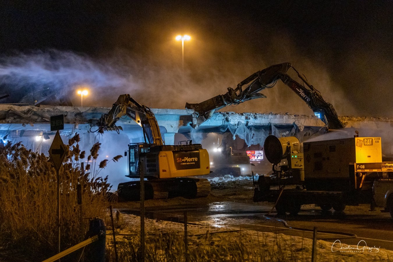Le viaduc du chemin des Chenaux n'est plus